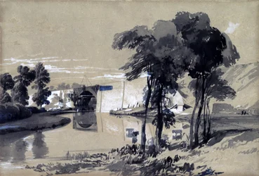 Pont du canal, Pitstone, Buckinghamshire, octobre 1837