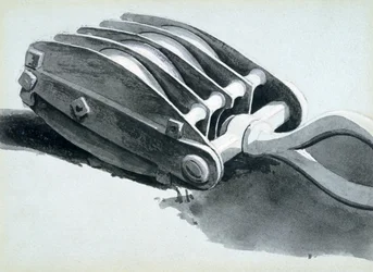 Poulie utilisée dans la construction ferroviaire, 1833-38