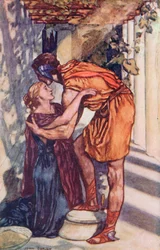 Persée est parti pour sa grande aventure (lithographie couleur)