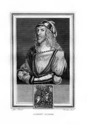 Albert Durer, peintre et graveur de la Renaissance du Nord allemand, 1825