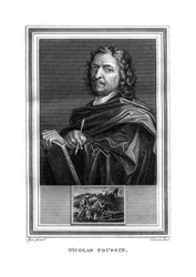 Nicolas Poussin, peintre français, 1825