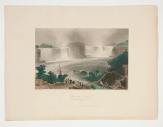 Chutes du Niagara (Près de Clifton House), illustration pour Nathaniel Parker Willis