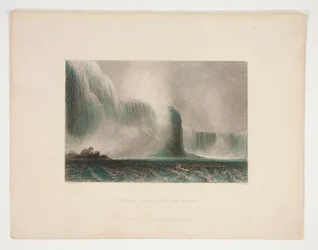 Chutes du Niagara depuis le Ferry, illustration pour Nathaniel Parker Willis