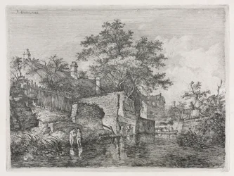 Façade des nouveaux moulins, 1813