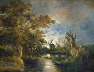 Clair de lune sur la Yare, vers 1816-1817