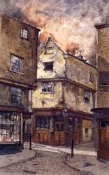Dick Whittington Inn, Cloth Fair, Londres, 1880