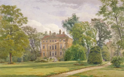 Façade du jardin de Wandsworth Manor House, St John