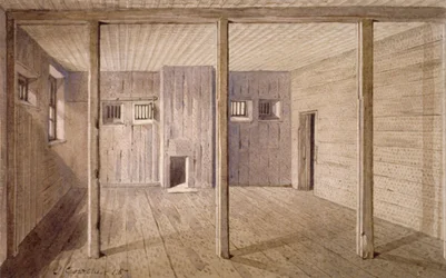 Vue intérieure de la prison de White Lyon, Borough High Street, Southwark, Londres