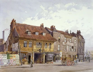 Lambeth Bridge Road, Lambeth, Londres, vers 1874