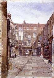 Bâtiments des vendeurs de cuir, London Wall, Londres, 1883
