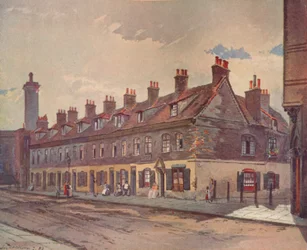 Vieilles maisons de Pye Street, Westminster, Londres