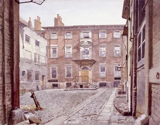 Maison de Sir Christopher Wren, Botolph Lane, Londres, 1886
