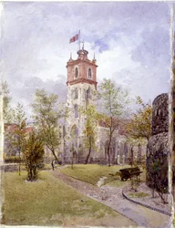 Saint Giles sans Cripplegate, Londres, 1882