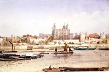 Tour de Londres depuis la rive sud