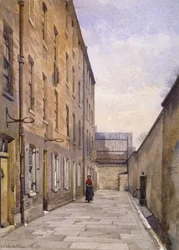 Vue de Marshalsea Place, Southwark, Londres, 1887