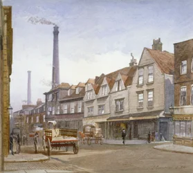 Vue de Mint Street, Southwark, Londres, 1884