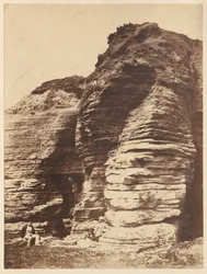 Rochers à Livermead près de Torquay, Angleterre, vers 1852