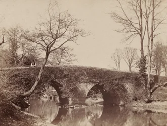 Le pont de campagne Staplylton Bridge, Bristol, vers 1854-1857