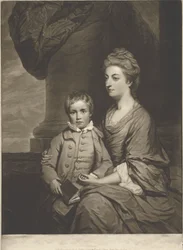 Elizabeth, comtesse de Pembroke, et le très honorable George, Lord Herbert