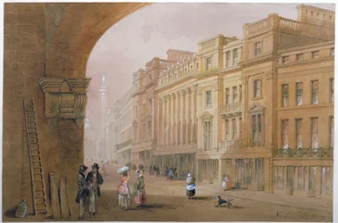 Vue de Grey Street, Newcastle upon Tyne