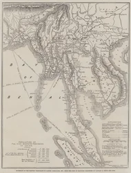 Extension du télégraphe électrique à Canton, Hong-Kong, etc., depuis le port de Rangoon, projeté par le capitaine R Sprye et fils