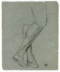 Jambes croisées d