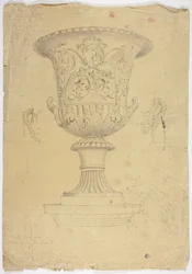 Vase monumental antique