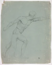 Le Gladiateur Borghèse de la statue à Rome