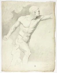 Le Gladiateur Borghèse de la statue à Rome