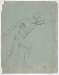 Le Gladiateur Borghèse de la statue à Rome