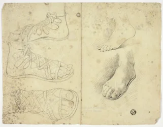 Deux pieds nus et trois pieds sandalés
