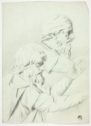 Deux hommes de profil (de Bas Relief)