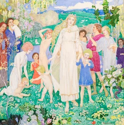 La venue de la mariée, vers 1930