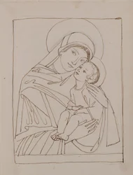 Sans Titre [Vierge et Enfant]