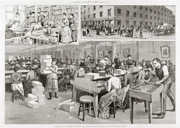 Scènes de production de cigarettes, 1887