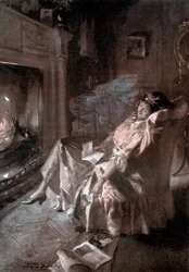 Un baiser des tranchées, vers 1920