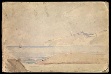 Paysage marin, carnet de croquis