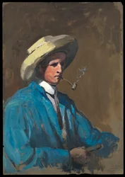 Autoportrait par Herbert Barnard John Everett, début du 20e siècle