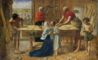 Le Christ dans la maison de ses parents, 1863
