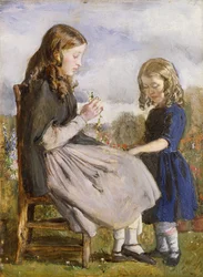 Tresseurs de guirlandes, vers 1846