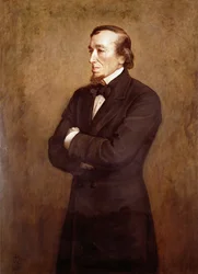 Portrait de Benjamin Disraeli (1804-1881) Comte de Beaconsfield, 1881