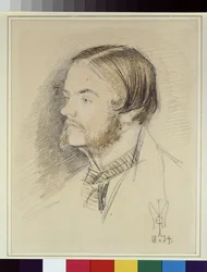 Portrait de Holman Hunt, 1854