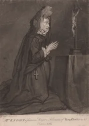 Mme Knight, célèbre chanteuse et favorite du roi Charles II