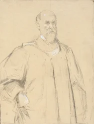 Juge Wayland, étude pour une peinture à Yale