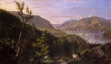 Vue des Highlands depuis West Point, 1862