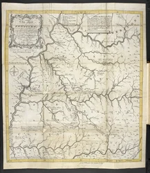 Une carte du Kentucky, dans The Discovery, Settlement and present State of Kentucke