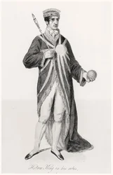 Un roi hébreu en ses robes