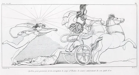 Apollon, dieu du Soleil, pour préserver le corps d