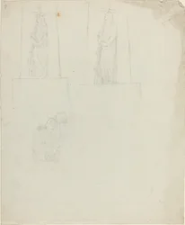 Dessins pour un Monument [recto et verso]