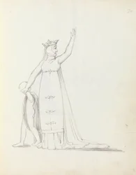 Mme Siddons en Constance avec enfant, 1783